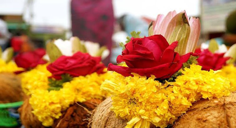 Puja samagri and ritual items